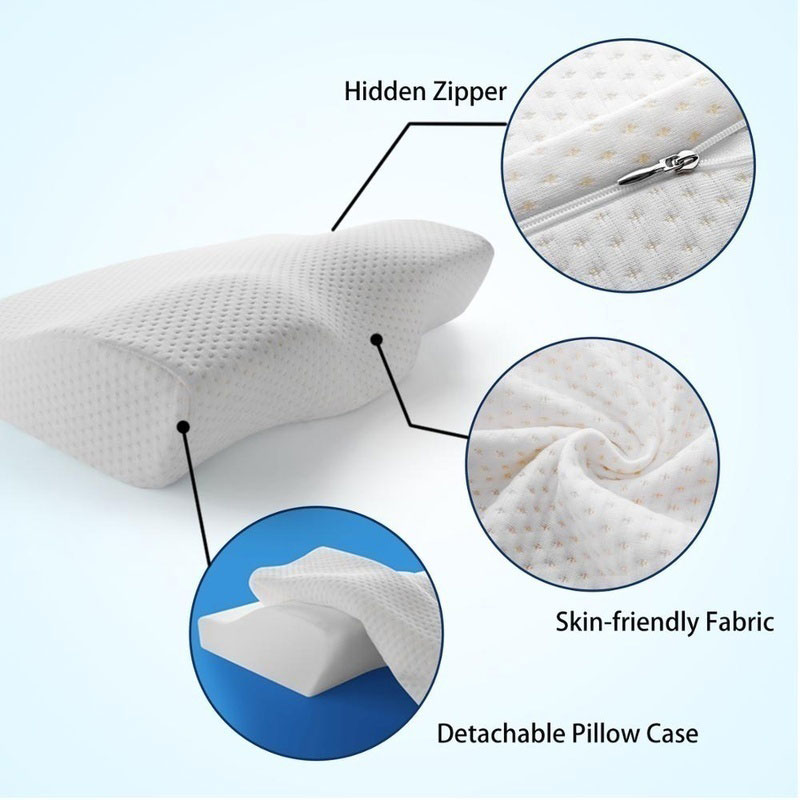 Slow rebound memory foam pillow