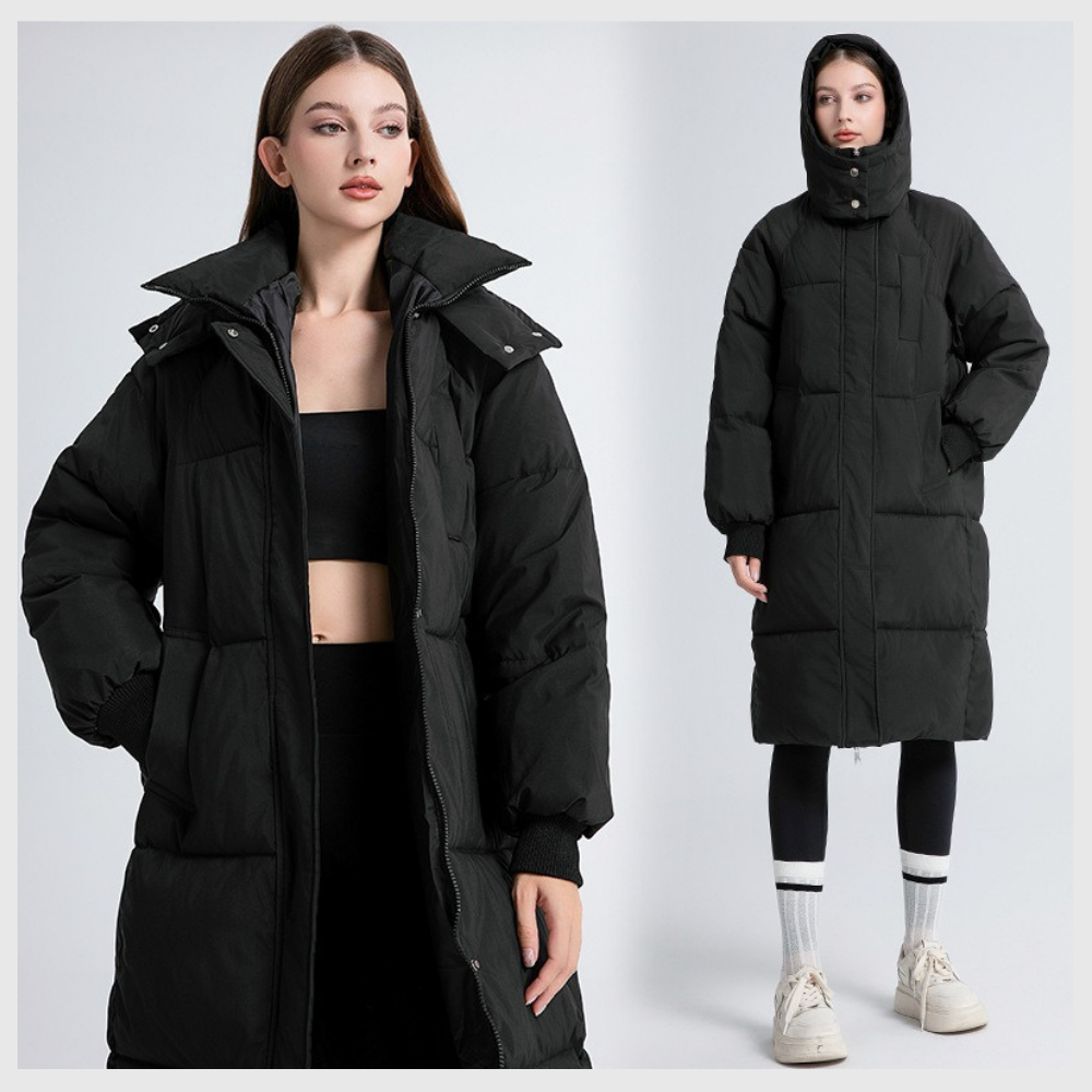 Nordica™ – Long Hooded Winter Coat