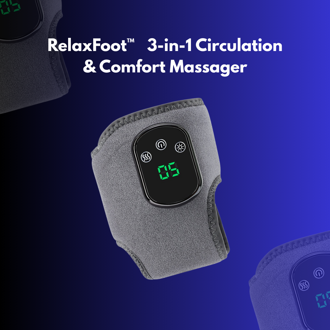 RelaxFoot™ 3-in-1 Circulation & Comfort Massager