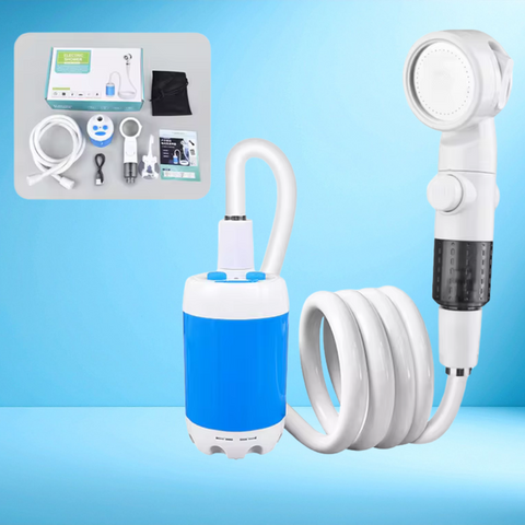 EcoShower™ – Compact Rechargeable Shower Pump