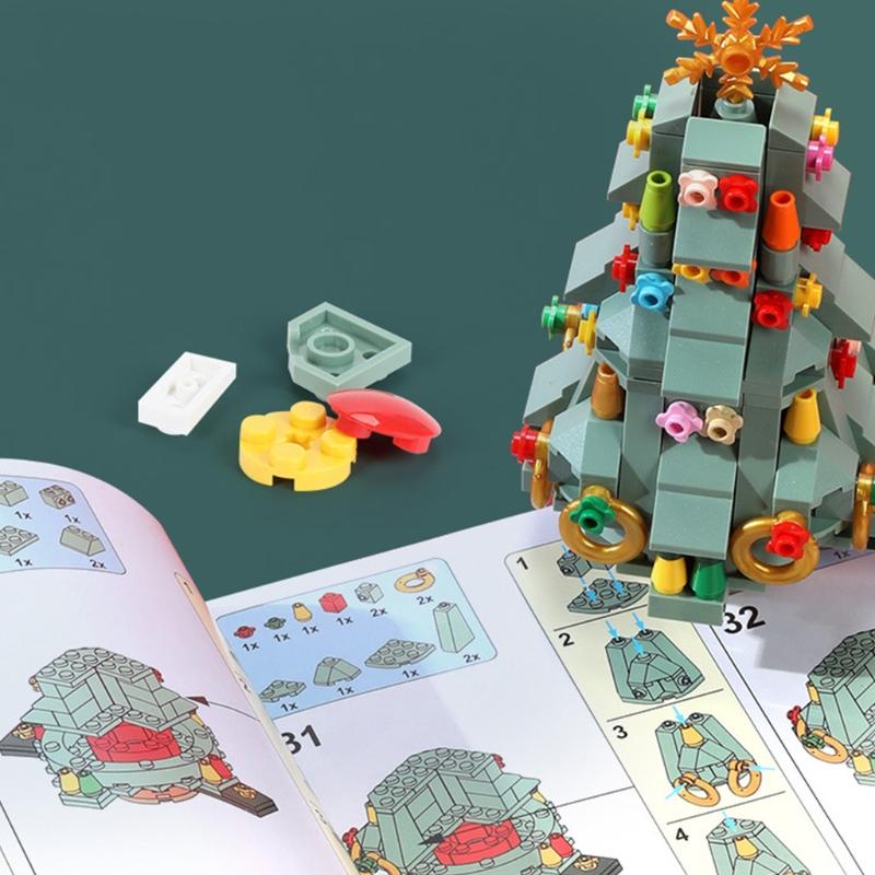 Building Blocks Christmas Tree Music Box