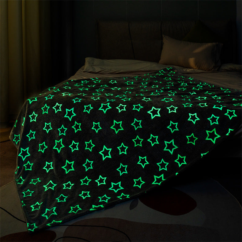 Glowing and snugly blanket for kids