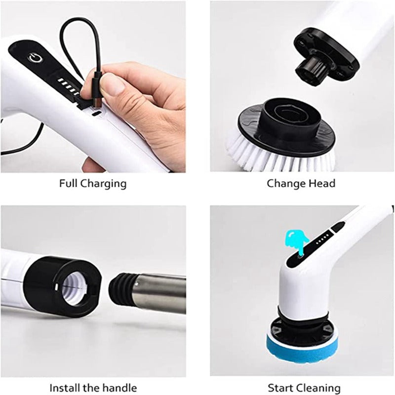 Electric Spin Scrubber - 7 in 1