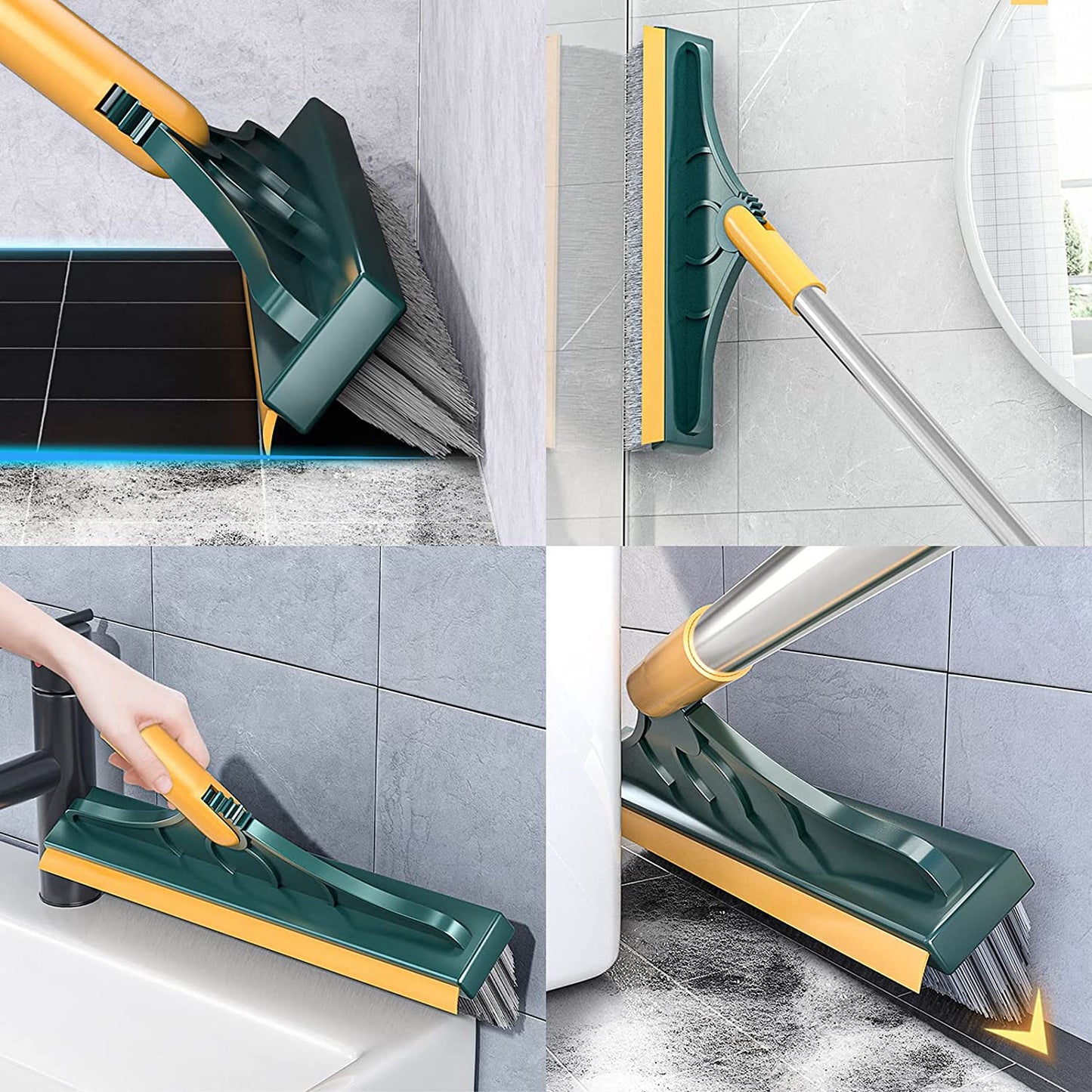Floor cleaning brush 2 in 1