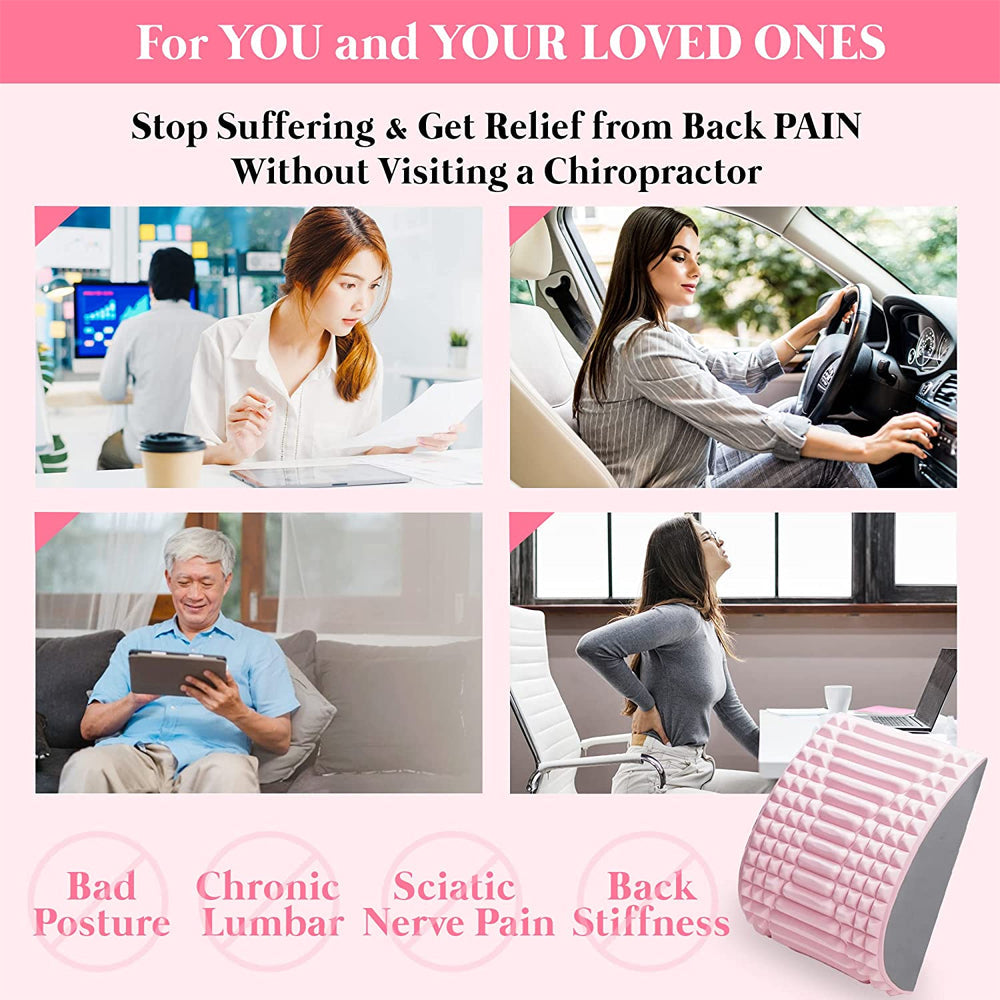 BACK STRETCHER PILLOW - RELIEVE YOUR SCIATIC AND CERVICAL PAIN