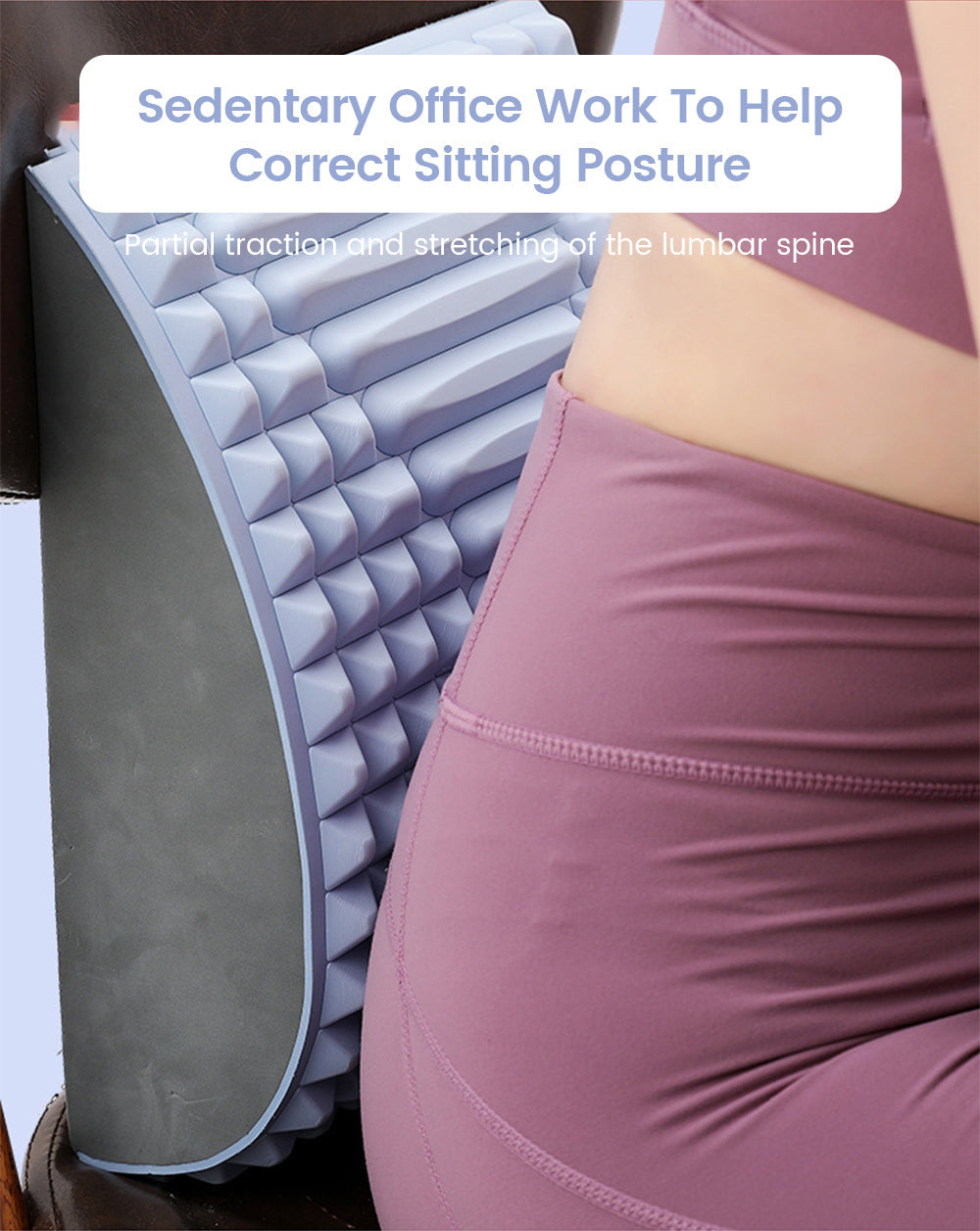 BACK STRETCHER PILLOW - RELIEVE YOUR SCIATIC AND CERVICAL PAIN