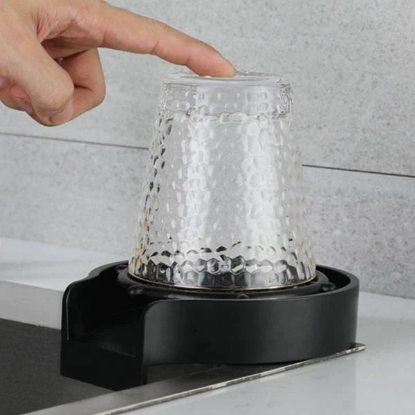 High-pressure glass rinser