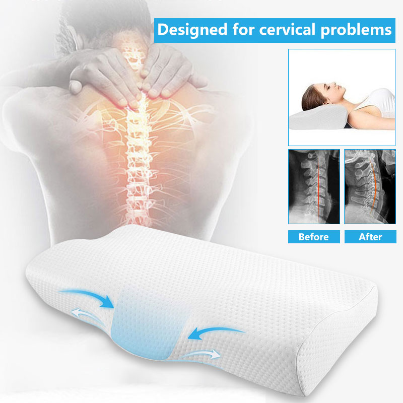 Slow rebound memory foam pillow
