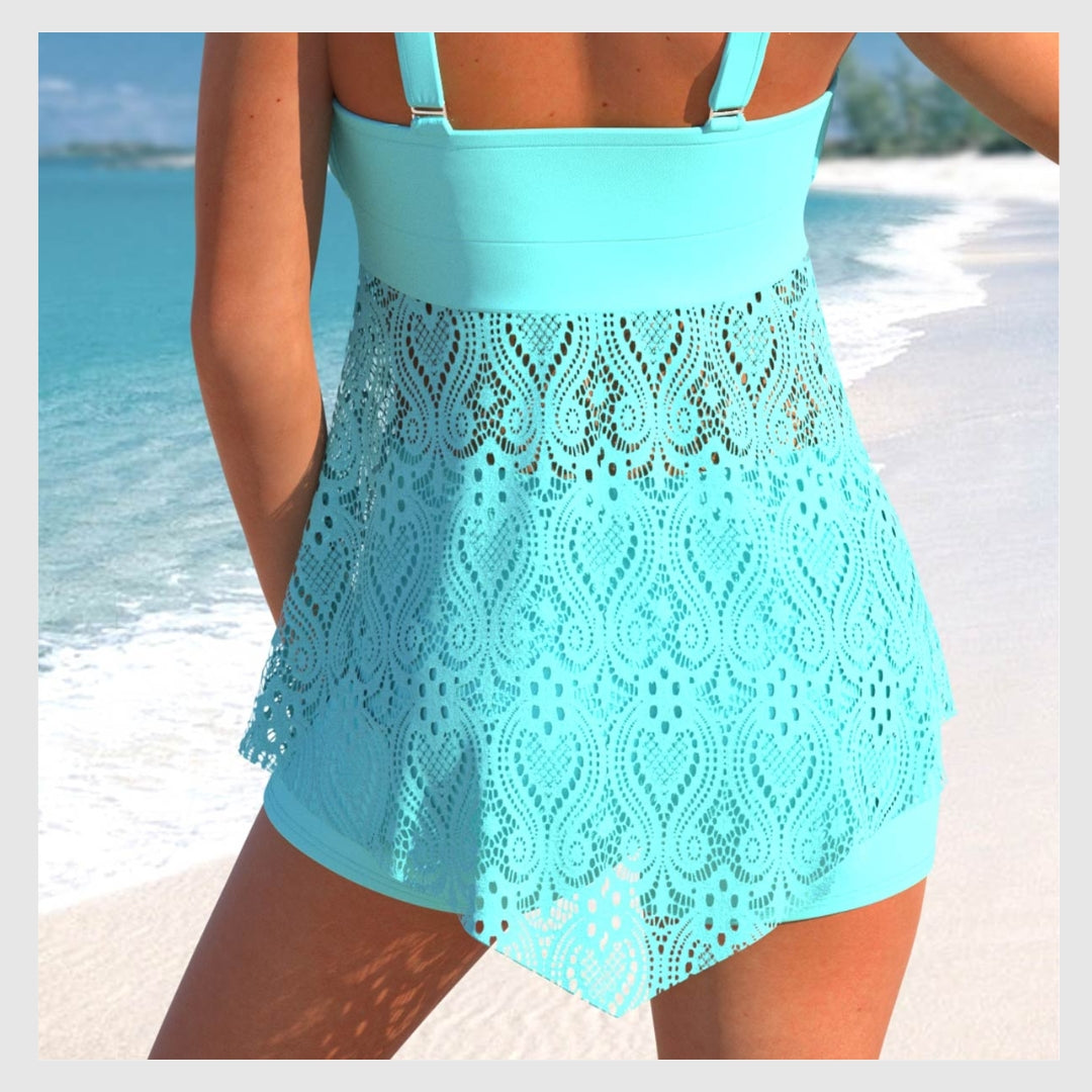 Tie Back Lace Swimwear