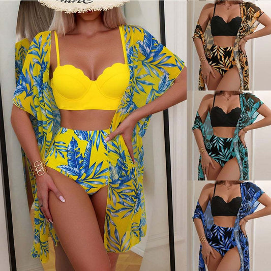 Dreamy strappy swimsuit with cover-up