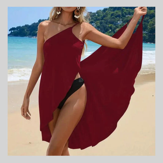 Off-Shoulder Beach Dress