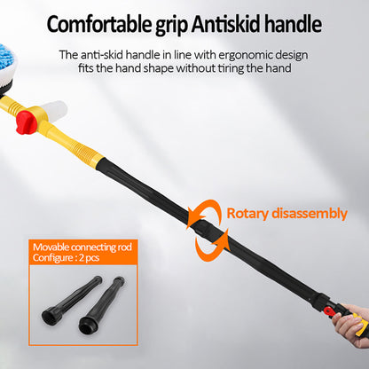 Professional rotating foam brush for car washing