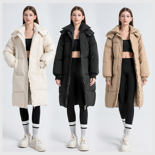 Nordica™ – Long Hooded Winter Coat