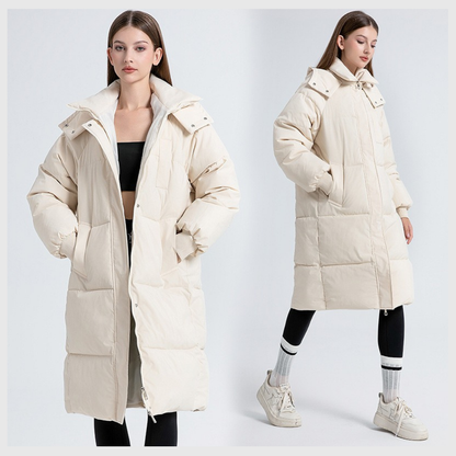 Nordica™ – Long Hooded Winter Coat