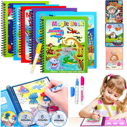 4 Magic Watercolor Books