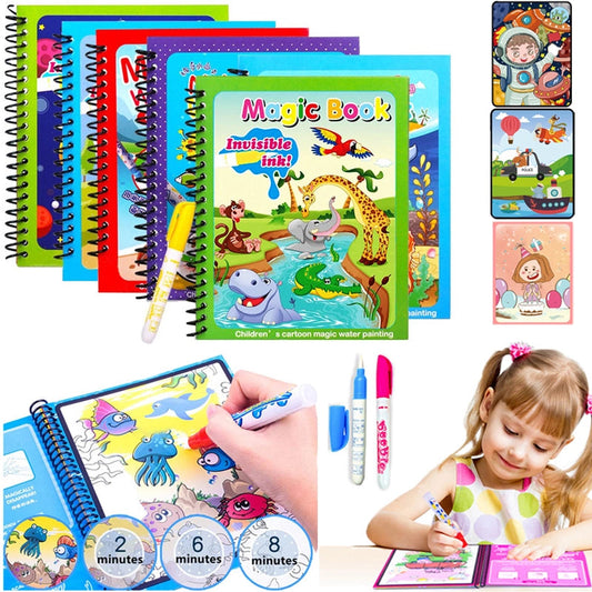 4 Magic Watercolor Books