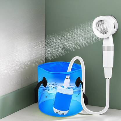 EcoShower™ – Compact Rechargeable Shower Pump