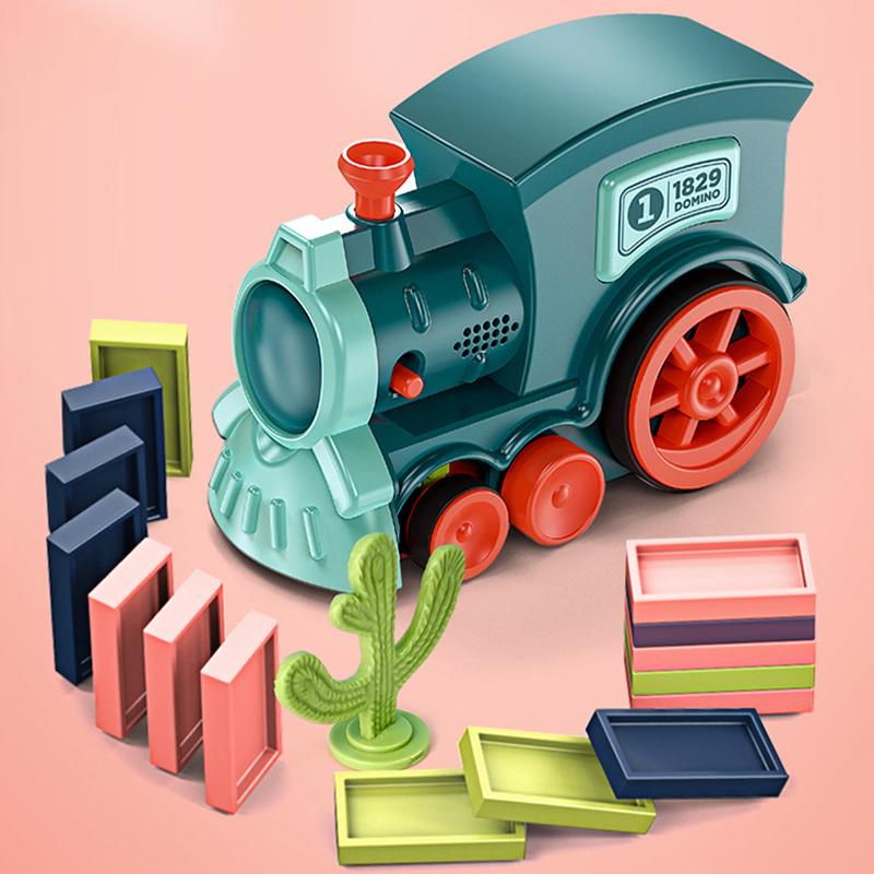 Kids Automatic Laying Domino Train