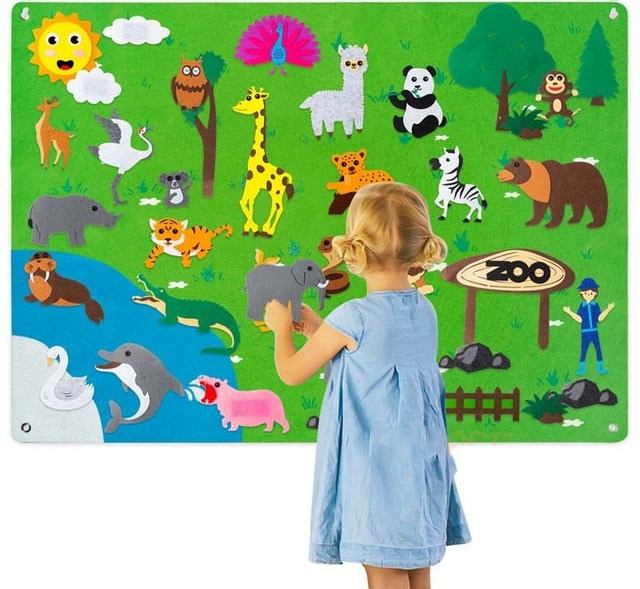 Felt Board For Teaching Children