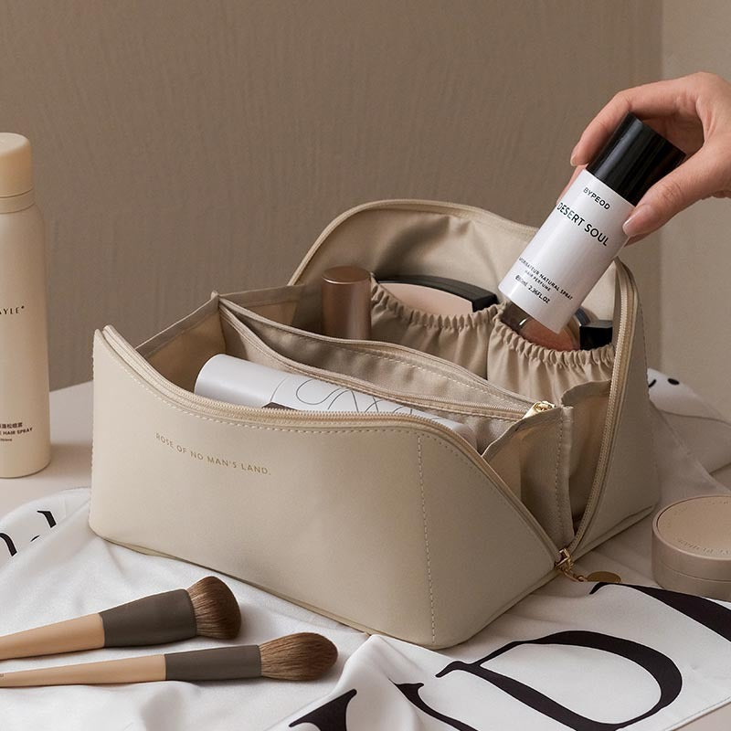 High-Capacity Portable Cosmetic Case