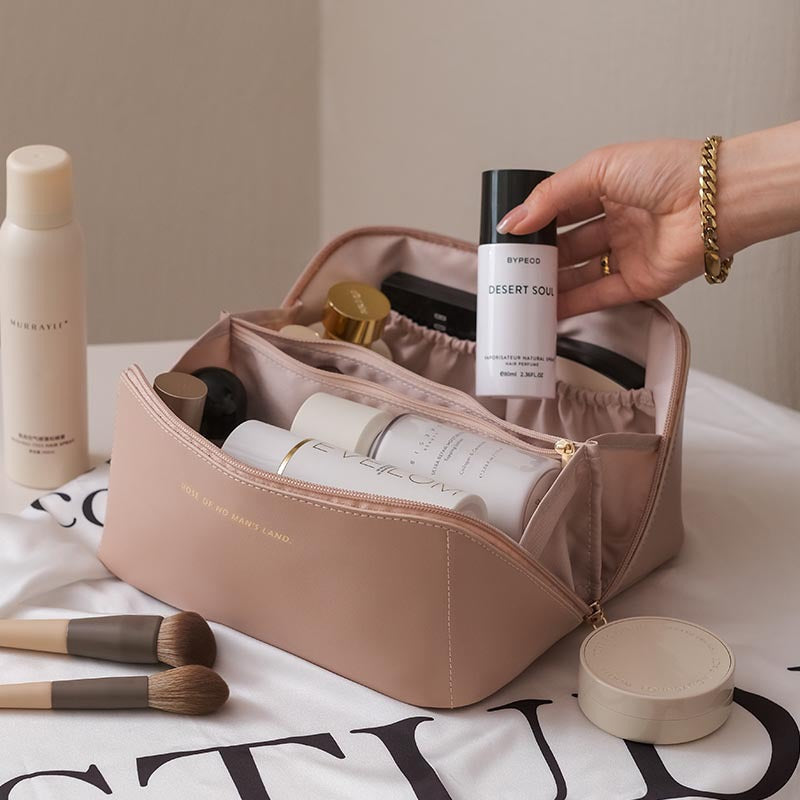 High-Capacity Portable Cosmetic Case