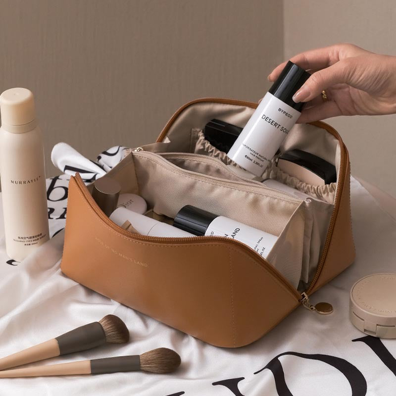 High-Capacity Portable Cosmetic Case