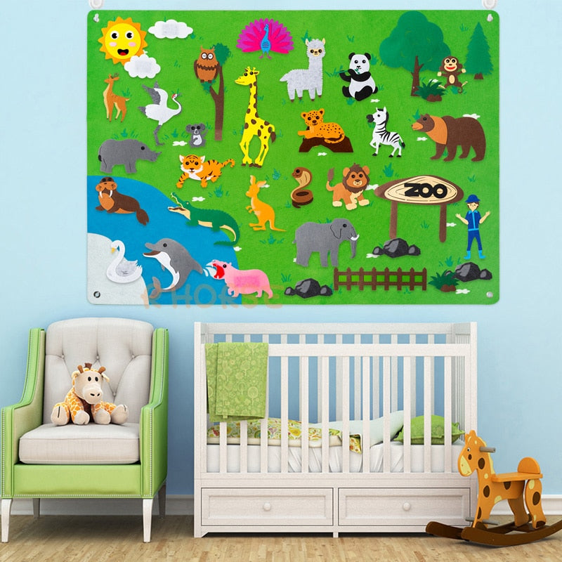 Felt Board For Teaching Children