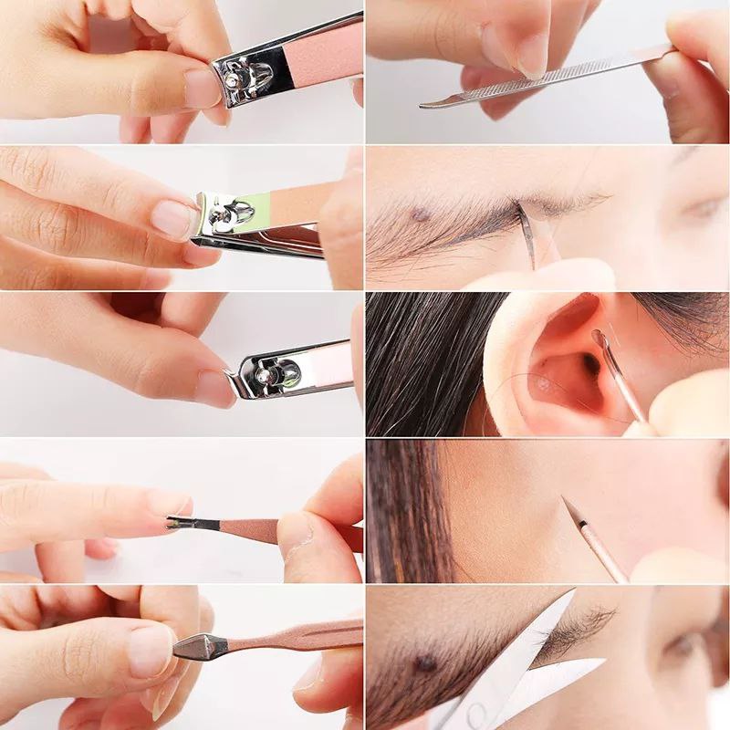 16-in-1 Manicure Set with Nail Clippers