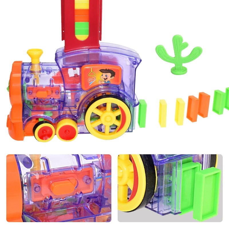 Kids Automatic Laying Domino Train