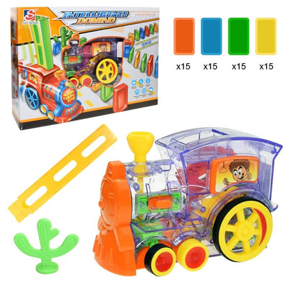 Kids Automatic Laying Domino Train